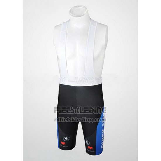 2010 Fietskleding Quick Step Floor Azuur Korte Mouwen en Koersbroek